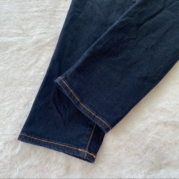 AEO Dark Wash Long Super Stretch Skinny Jeans - Picture 8 of 8